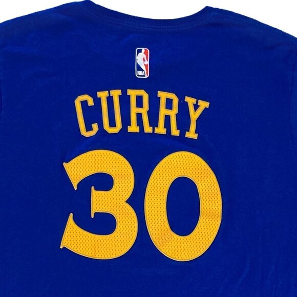 Adidas Steph Curry Golden State Warriors No. 30 T-shirt Size Large - Picture 5 of 6